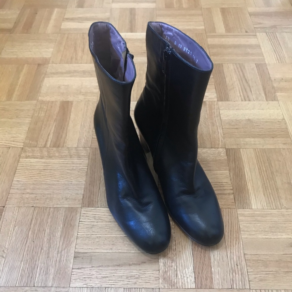Robert Clergerie Midnight Black Ankle Booties